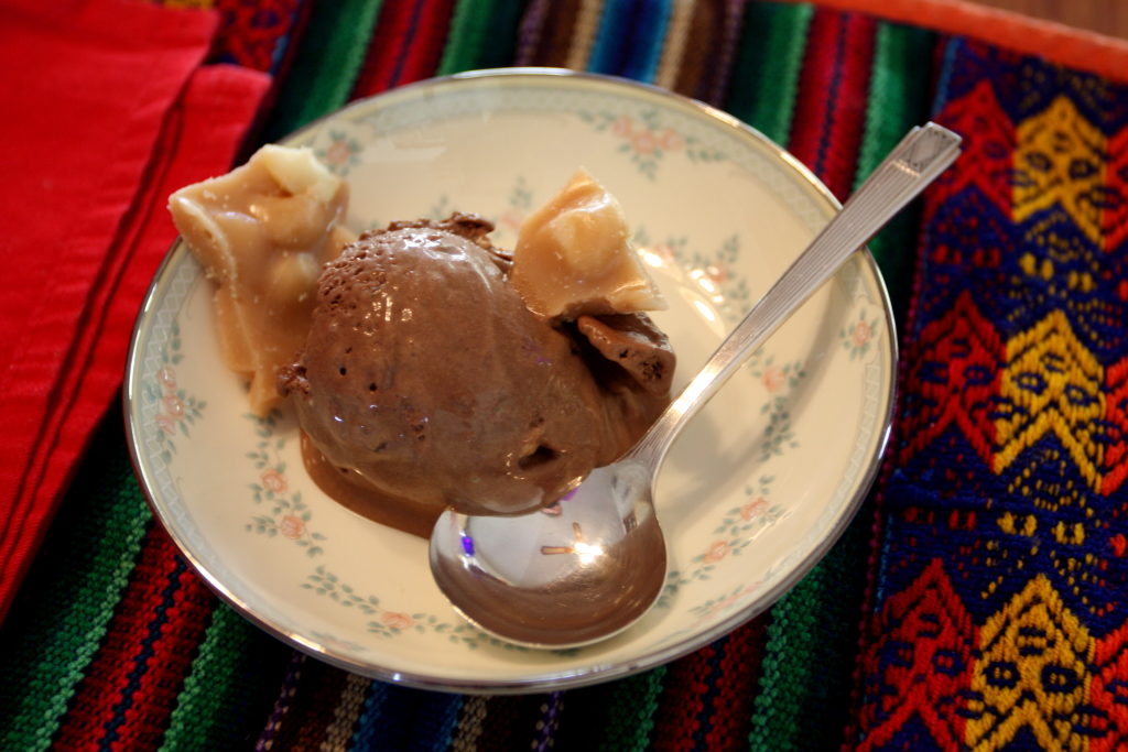 chocolate macadamia nut crunch ice cream