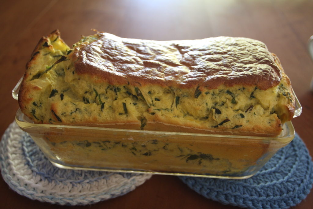 chard and Cheese soufflé