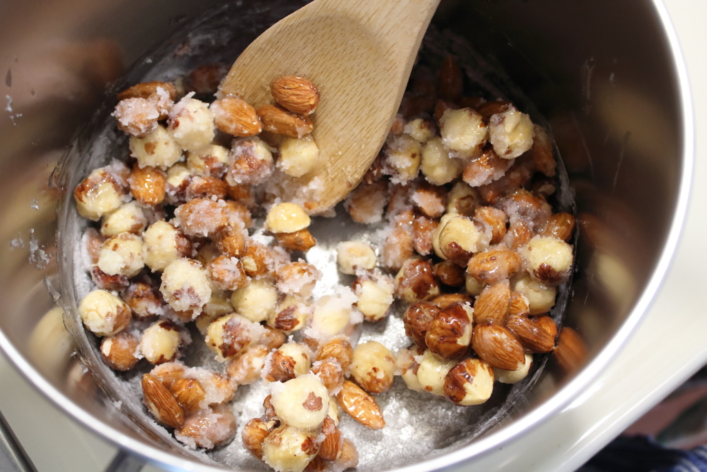 Almond & Hazelnut Praline Paste - Del's cooking twist