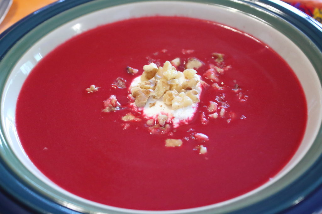 beet and caraway soup