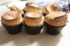 Fully baked popovers