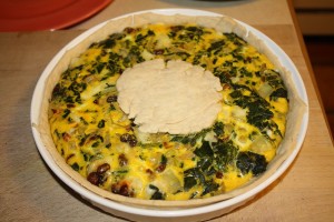 baked chard pie