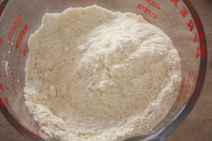 dry ingredients of cornbread
