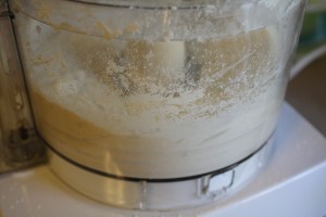 tart dough in a food processor