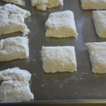 biscuits ready for the oven