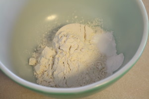 flour, salt, and baking powder