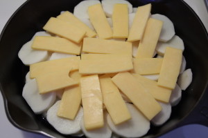 layering cheese