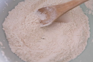 yeast, flour, salt