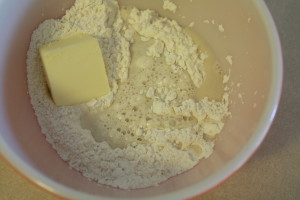making cracker dough