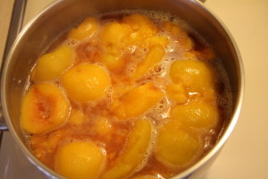 cooked peaches