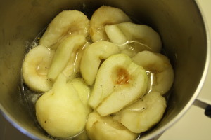 cooked pears