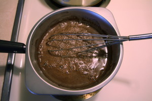 making pudding