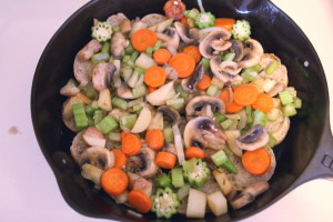 adding vegeatbles