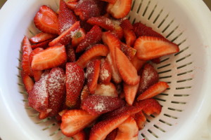 macerating strawberries