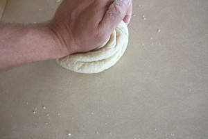 kneading phyllo dough