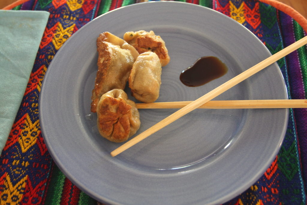 whole wheat potstickers