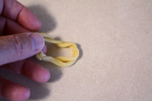 shaping pasta