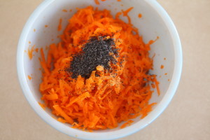 carrot poppy seed salad