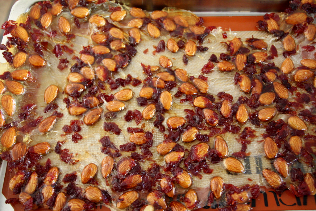 cherry almond brittle