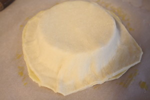 cheese sealed in puff pastry