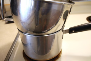 making a double boiler
