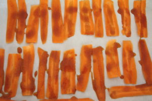 making crispy smoky salty carrot strips