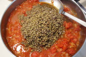 adding lentils
