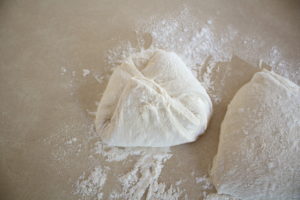 shaping dough