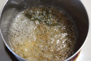 simmering sauce