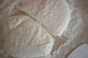 dividing dough