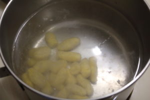 simmering gnocchi